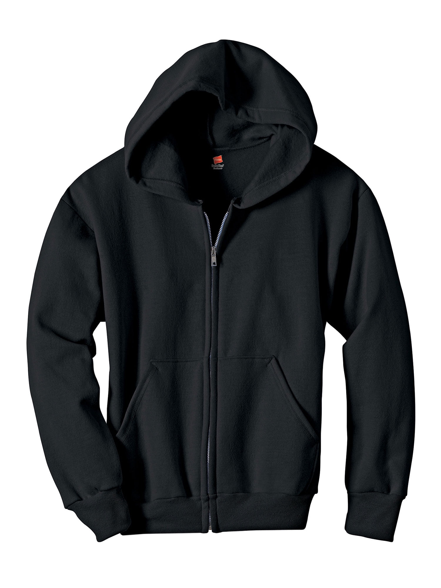 Hanes Boys EcoSmart Fleece Full Zip Hooded Jacket, Sizes 4-18 - Walmart.com