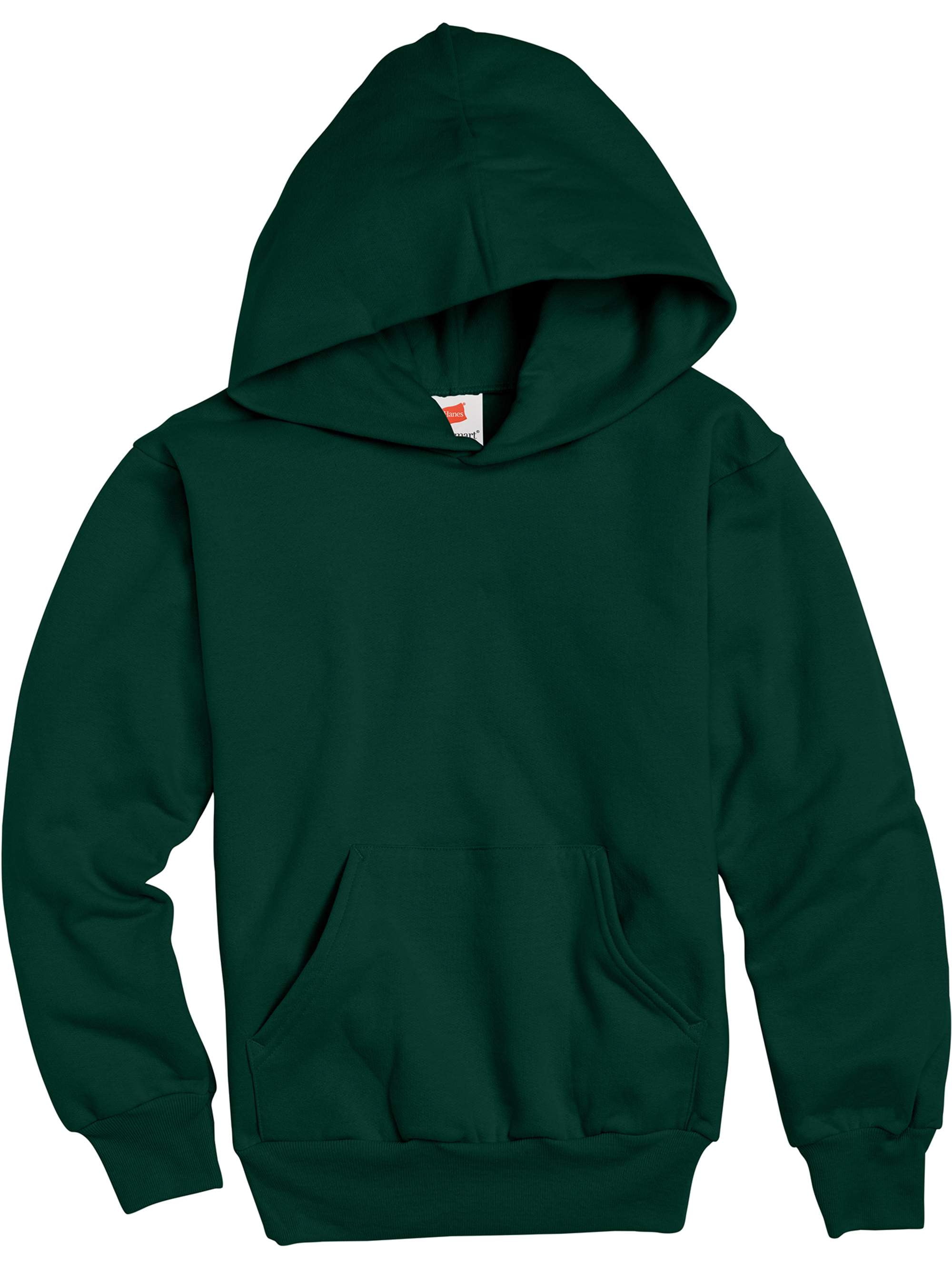 Hanes EcoSmart Boys Fleece Pullover Hoodie Sweatshirt Sizes 4 18 Durable Machine Washable 50 Cotton 50 Polyester Walmart