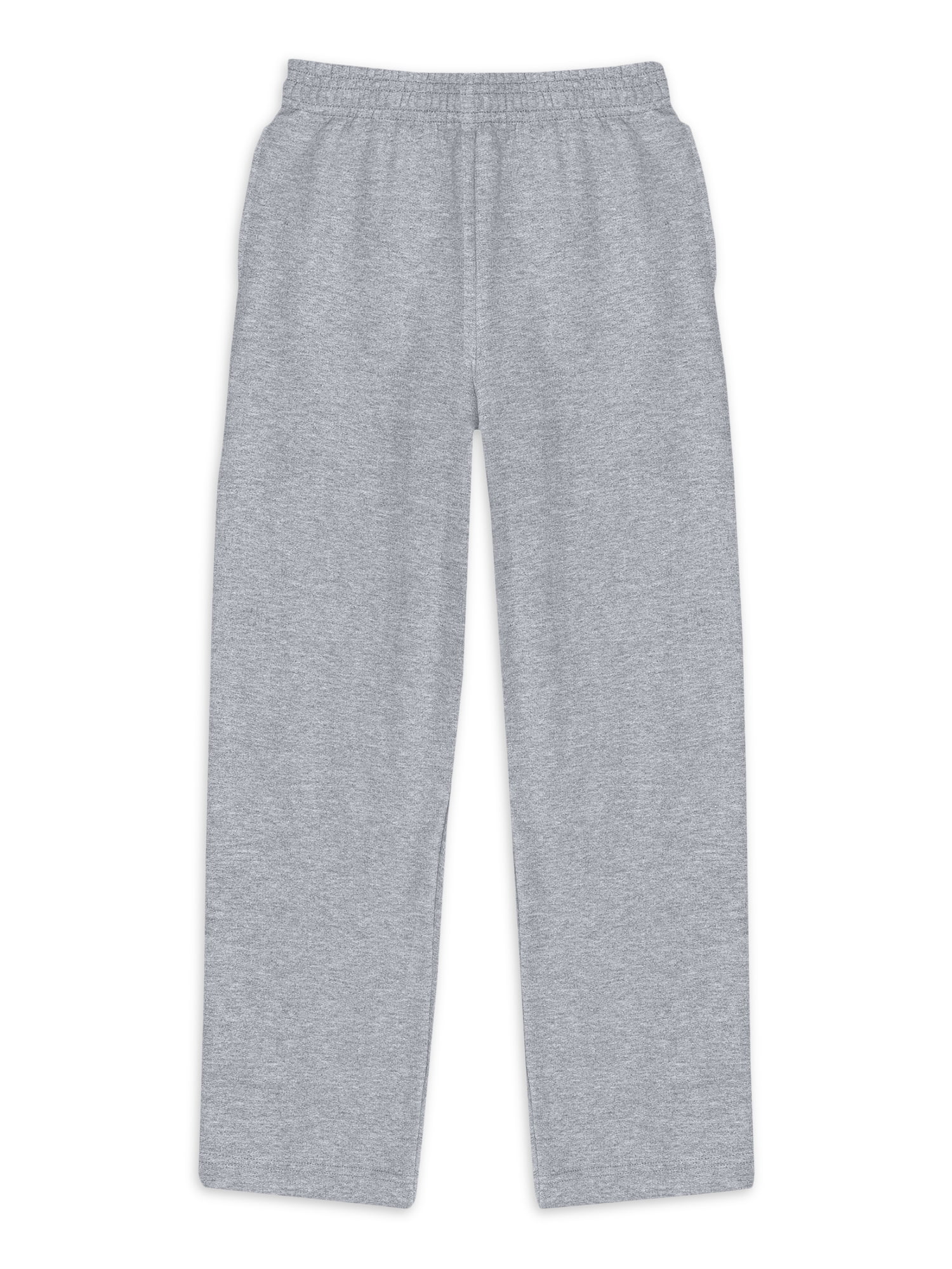 Hanes Boys EcoSmart Open Leg Fleece Sweatpants with Pocket Sizes
