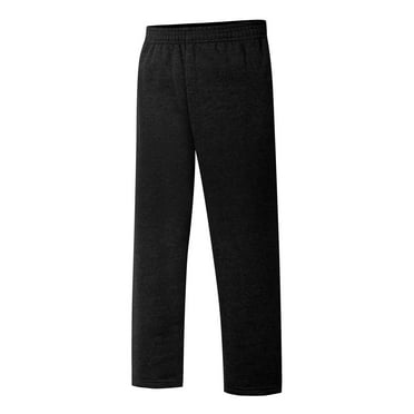 Hanes Boys EcoSmart Open Leg Fleece Sweatpants with Pocket, Sizes XS-XXL