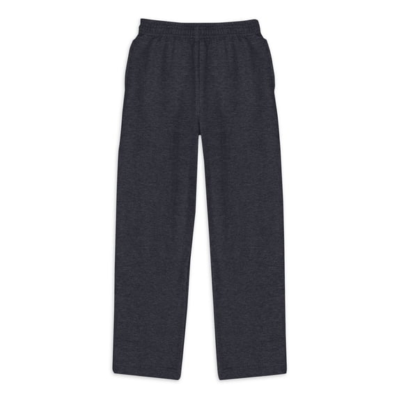 Hanes Boys EcoSmart Open Leg Fleece Sweatpants with Pocket, Sizes XS-XXL