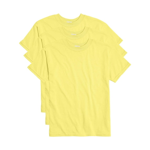 Hanes Boys EcoSmart Short Sleeve 3 Pack Tee Shirts, Sizes 6-18