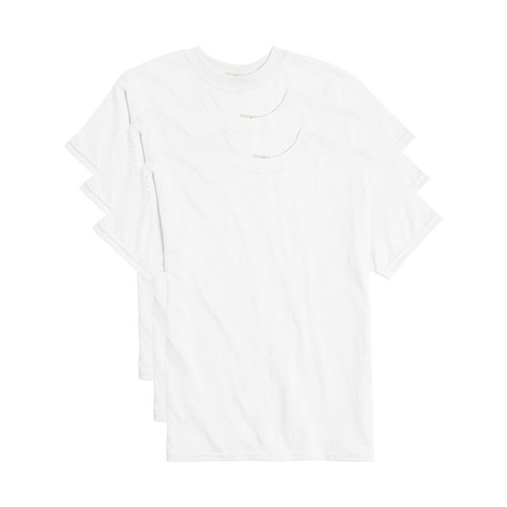 Hanes Boys EcoSmart Short Sleeve 3 Pack Tee Shirts, Sizes 6-18