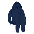 thumbnail image 1 of Hanes Boys Ecosmart Fleece Sweatpants and Pullover Hoodie 2-Piece Sweatsuit, Sizes 4-18, 1 of 5