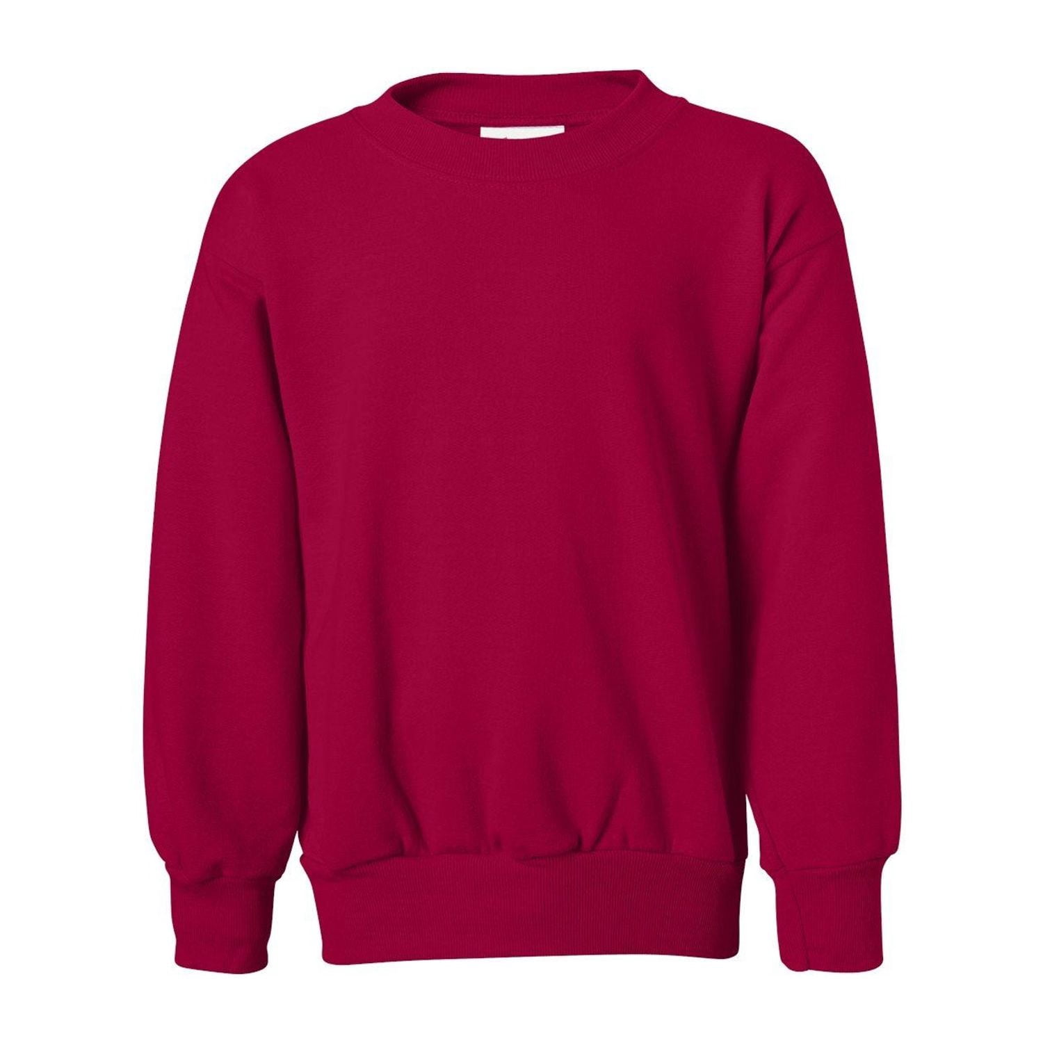 Hanes Boys Girls Crewneck Sweatshirt ComfortBlend EcoSmart Kids Youth Low Pill