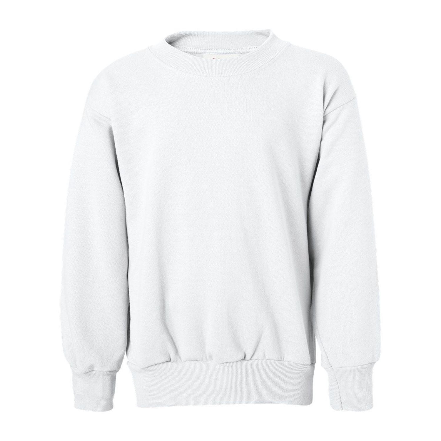 Hanes Boys Girls Crewneck Sweatshirt ComfortBlend EcoSmart Kids Youth Low Pill