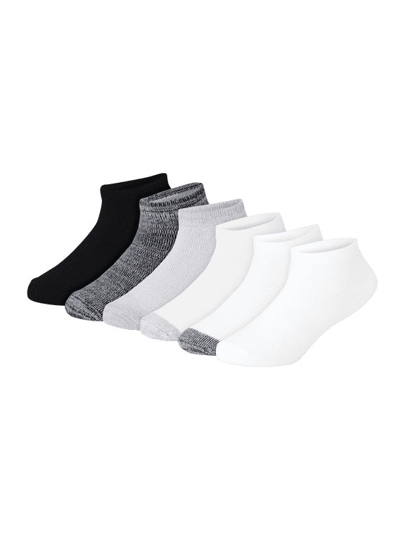 Boys Low-Cut Socks, 6 Pairs, Pure Comfort SuperSoft Low-Cut Socks for Infant and Toddler Boys