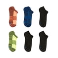 thumbnail image 1 of Hanes Boys' Performance No Show Socks, X-Temp, 6-Pairs Orange/Yellow M, 1 of 4