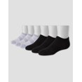 thumbnail image 1 of Hanes Boys' Performance Super No Show Socks, X-Temp, 6-Pairs Grey/Black L, 1 of 3