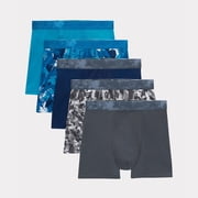 Hanes Moves Boys Breathable Boxer Brief Underwear, X-Temp, Assorted Prints & Solids, 5-Pack S