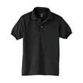 thumbnail image 1 of Hanes Boys School Uniform 4-18 EcoSmart Jersey Polo Shirt, 1 of 5
