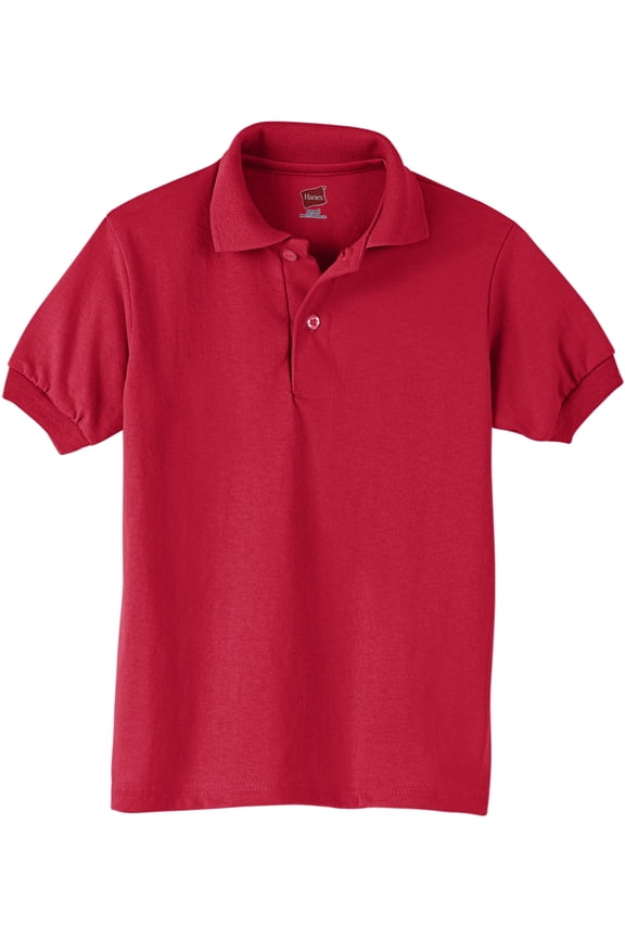 Boys School Uniform 4-18 EcoSmart Jersey Polo Shirt