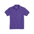 thumbnail image 1 of Hanes Boys School Uniform 4-18 EcoSmart Jersey Polo Shirt, 1 of 5