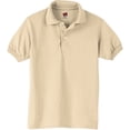 thumbnail image 1 of Hanes Boys School Uniform Lightweight Comfortblend EcoSmart Jersey Polo (Little Boys & Big Boys), 1 of 2