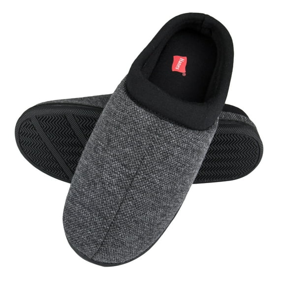 Hanes Boys Slipper Clog With Memory Foam Indoor/Outdoor Sole