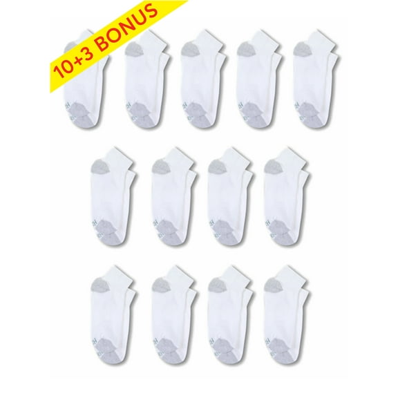 Hanes Boys Socks, 10 + 3 Bonus Pack Ankle Cushion (Little Boys & Big Boys)