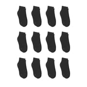 Ankle Socks, 12 Pairs, Double Tough, Cushioned, Moisture-Wicking