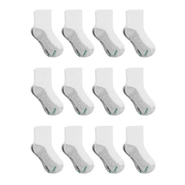 Hanes Boys' Socks, 12 Pack Ankle