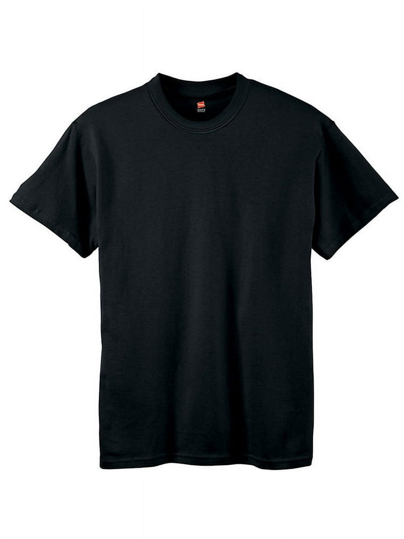 Hanes Boys' TAGLESS; Comfort Soft; Crewneck T-Shirt, Color: Black