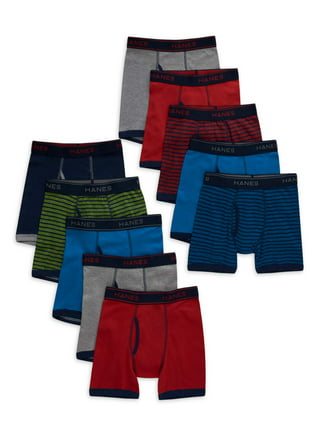 Champion Boys' Everyday Active Stretch Boxer Briefs, 4-Pack, Sizes S-XL 