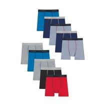 Hanes Boys Underwear, 10 Pack Tagless ComfortFlex Waistband Boxer Brief Sizes S-XXL