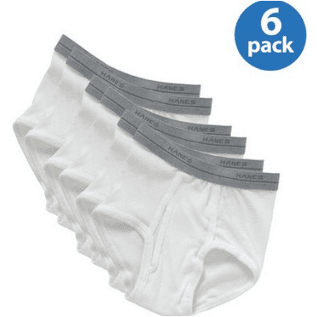 Hanes Boys Underwear, 6 Pack Tagless Boys Brief, Sizes XS-L