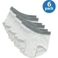 thumbnail image 1 of Hanes Boys Underwear, 6 Pack Tagless Boys Brief, Sizes XS-L, 1 of 4