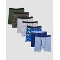 thumbnail image 1 of Hanes Comfortsoft Boys' Printed Boxer Briefs Pack, 7-Pack Assortment 1 M, 1 of 7