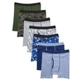 thumbnail image 1 of Hanes Boys Underwear, 7 Pack Tagless Boxer Briefs, Sizes S-XL, 1 of 7