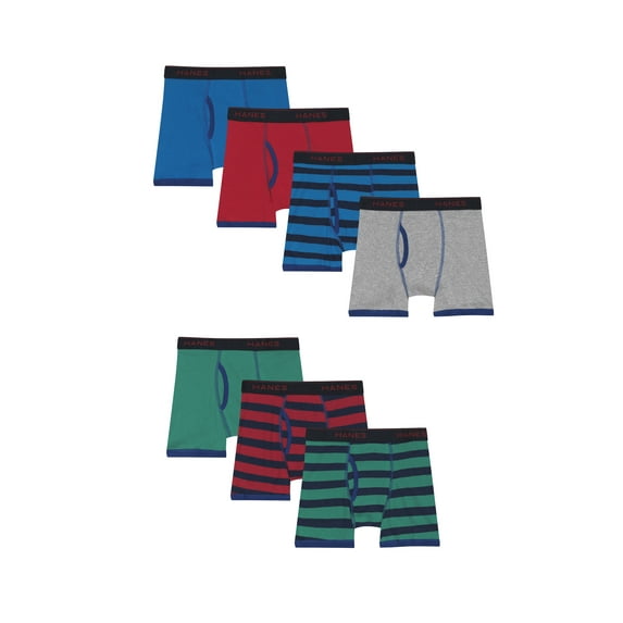 Hanes Boys Underwear, Bonus 5+2 Pack X-Temp Performance Cool Boxer Brief (Little Boys & Big Boys)