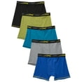 thumbnail image 1 of Hanes Boys' Underwear, X-Temp Stretch Mesh Boxer Briefs 5 Pack, Sizes S - XL, 1 of 7