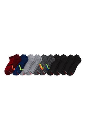 Boys' X-Temp Performance No Show Socks, 10 Pack
