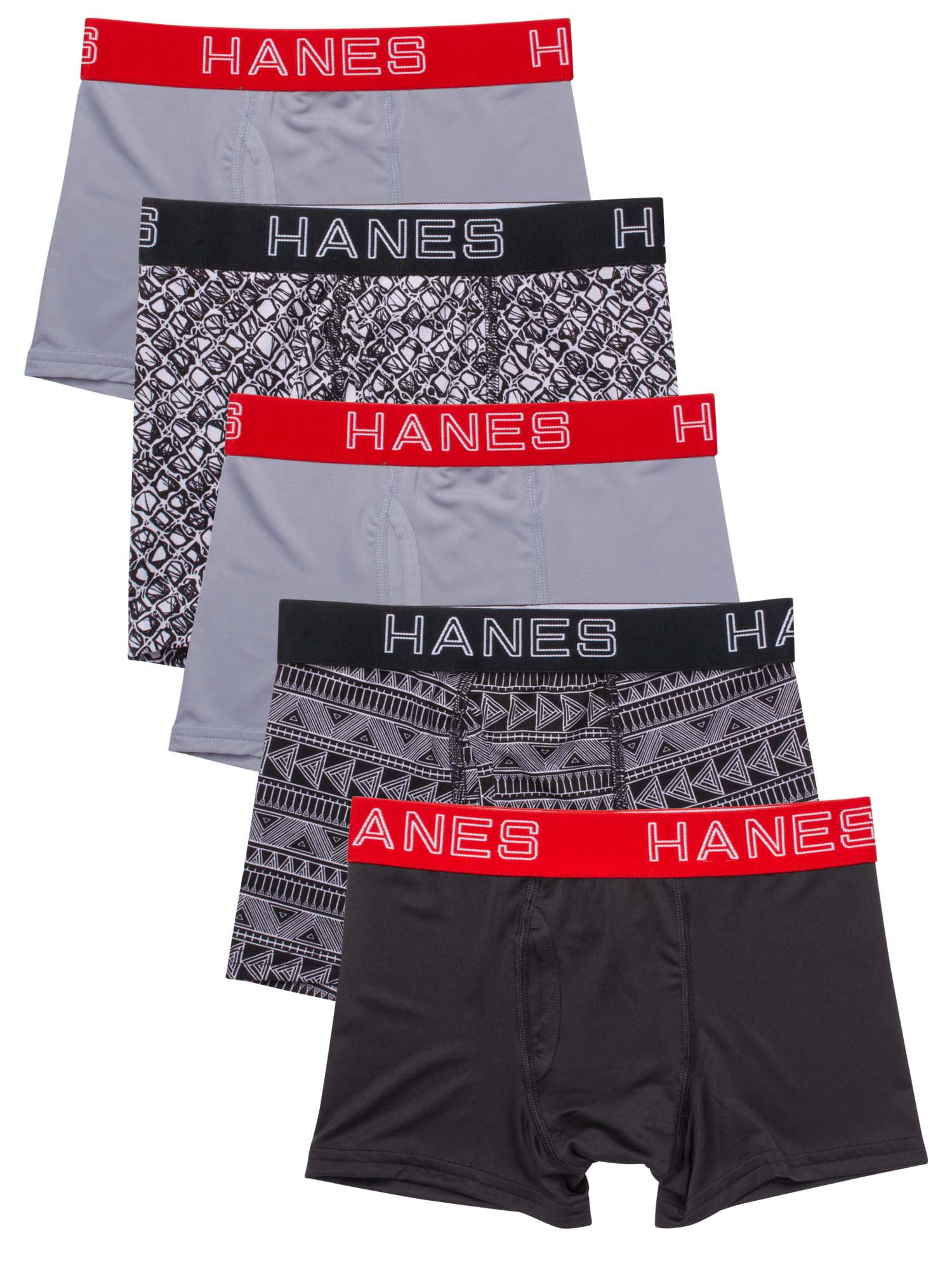 Hanes Performance Boys' Mesh Tween Boxer Briefs with X-TEMP