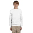thumbnail image 1 of Hanes - Ecosmart Youth Crewneck Sweatshirt - P360, White, S, Pack 3, Hanes, 1 of 1