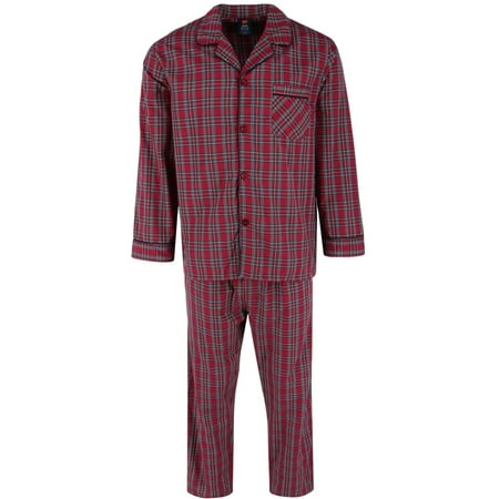 Hanes Broadcloth Long Sleeve Pajama Set (Men)