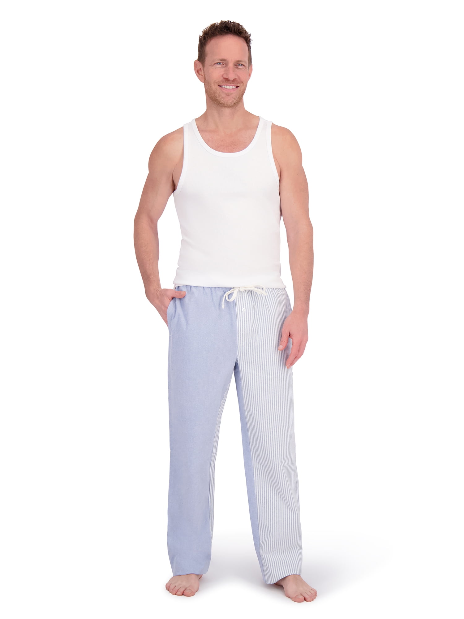 Hanes Men's Brushed Oxford Woven Sleep Pajama Pants, Sizes S-2X