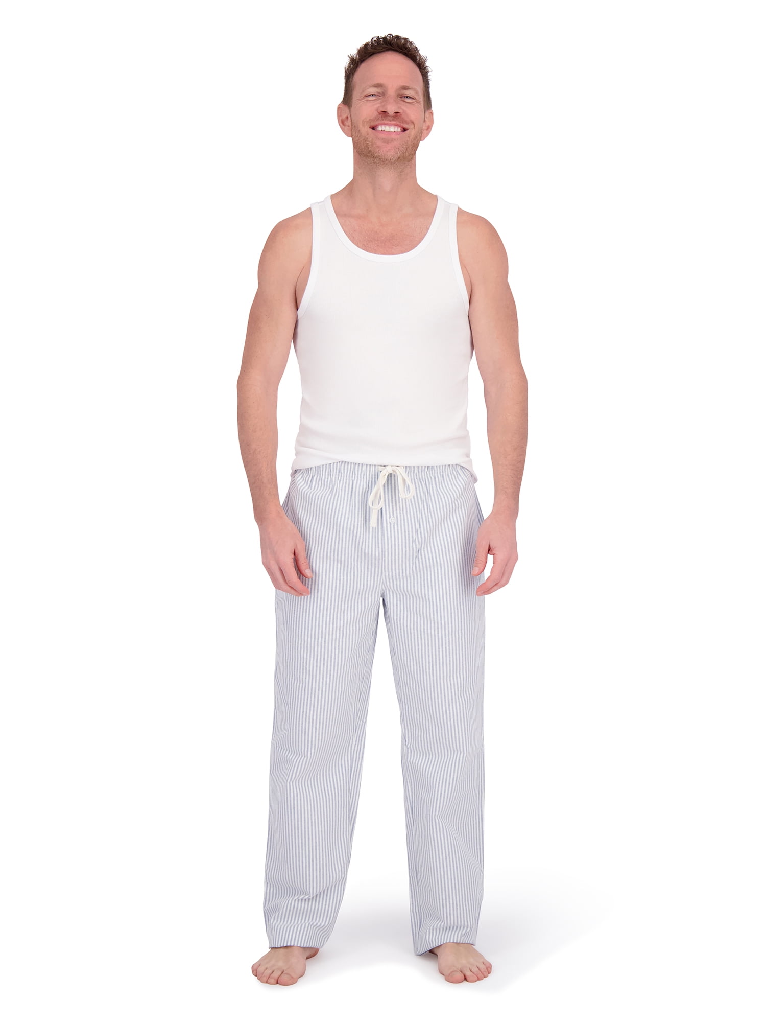Hanes Men's Brushed Oxford Woven Sleep Pajama Pants, Sizes S-2X
