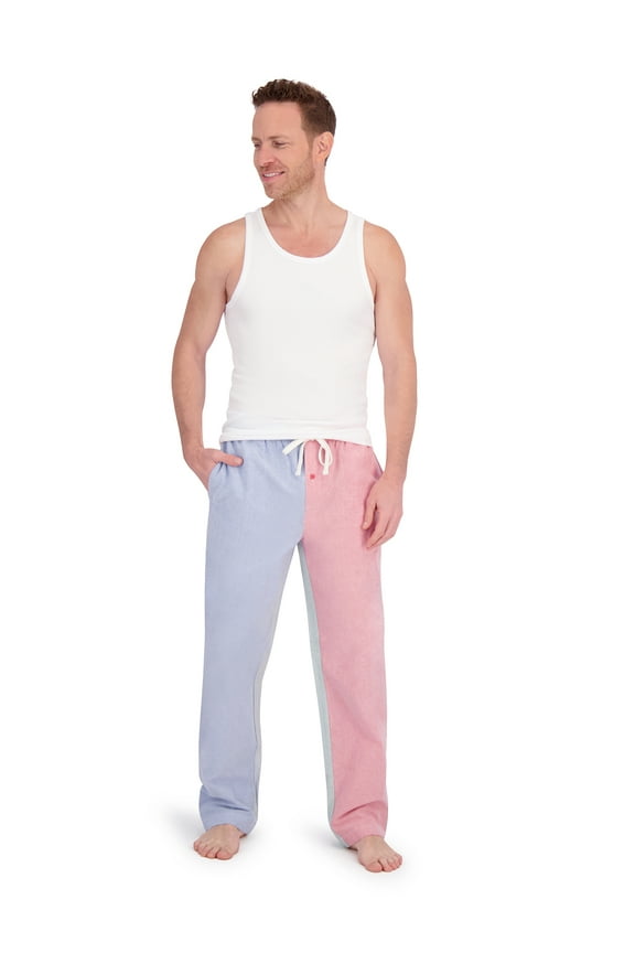 Men's Brushed Oxford Woven Sleep Pajama Pants, Sizes S-2X
