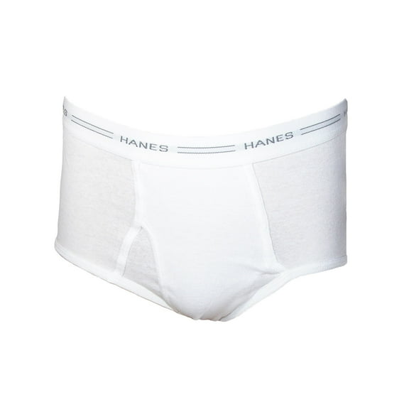 Hanes Classics Men's No Ride Up Briefs Comfort Flex Waistband 2X 6-Pack White