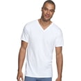 thumbnail image 1 of Hanes Classics Men's Traditional Fit V-Neck Undershirt 3-Pack_White_Medium, 1 of 2