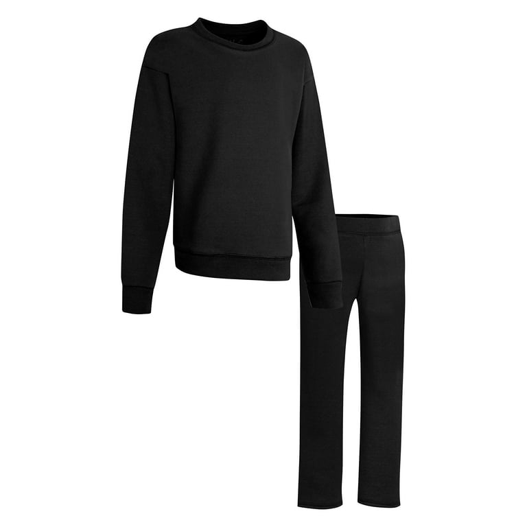 Plain black crew neck sweater cheap