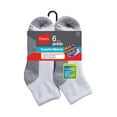 thumbnail image 1 of Hanes Comfort Blend Ankle Socks, 6 Pack, 1 of 5