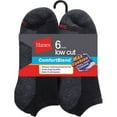 thumbnail image 1 of Hanes Comfort Blend Low Cut Socks, 6 Pack, 1 of 7