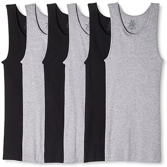 Hanes Comfort Fit Cotton Tank Top, 6 Pack (Men's)
