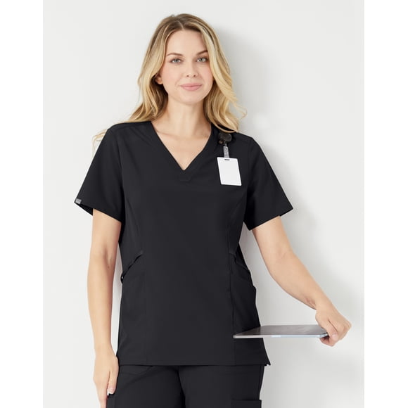 Comfort Fit Scrubs Women's Scrub Top New Ebony M