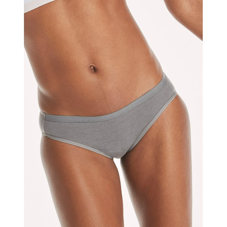 Hanes Comfort, Period. Women's Bikini Underwear, Moderate Leaks, Neutrals,  3-Pack Assorted 5
