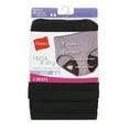thumbnail image 1 of Hanes Comfort, Period. Women's Brief Underwear, Light Leaks, Black, 3-Pack 6, 1 of 7