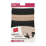 Womens Period Underwear 3-Pack, Comfort, Period Super Leak Protection Period Panties for Women