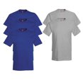 thumbnail image 1 of Hanes Mens 5.2 oz HEAVYWEIGHT Short Sleeve T-shirt (Pack of 5) (2 Light Steel / 3 Deep Royal), 1 of 1