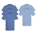 thumbnail image 1 of Hanes, Comfort Soft Crew-Neck T-Shirt Pack of 5, 3 Denim Blue / 2 Light Blue, XL, 1 of 1